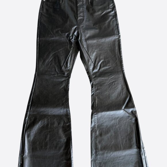 Rick Owens Black Bolan Bootcut Jeans - Picture 1 of 4